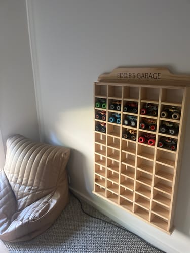 Customer photo review of Monster Truck Garage Storage