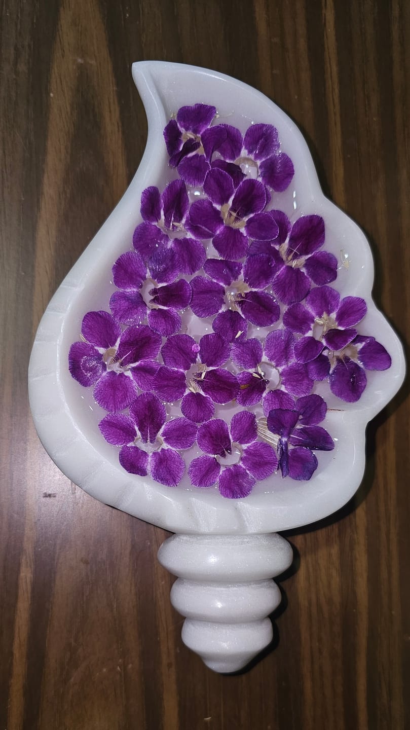 Customer photo review of Marble Shell Bowl
