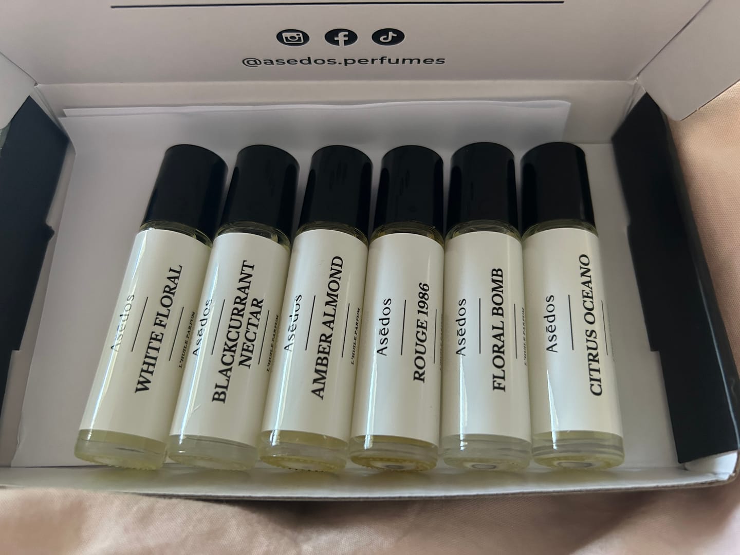 Customer photo review of AMBER ALMOND PERFUME OIL