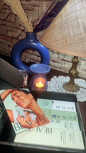 Customer photo review of Crème Hydratante Éclat au Thé Vert