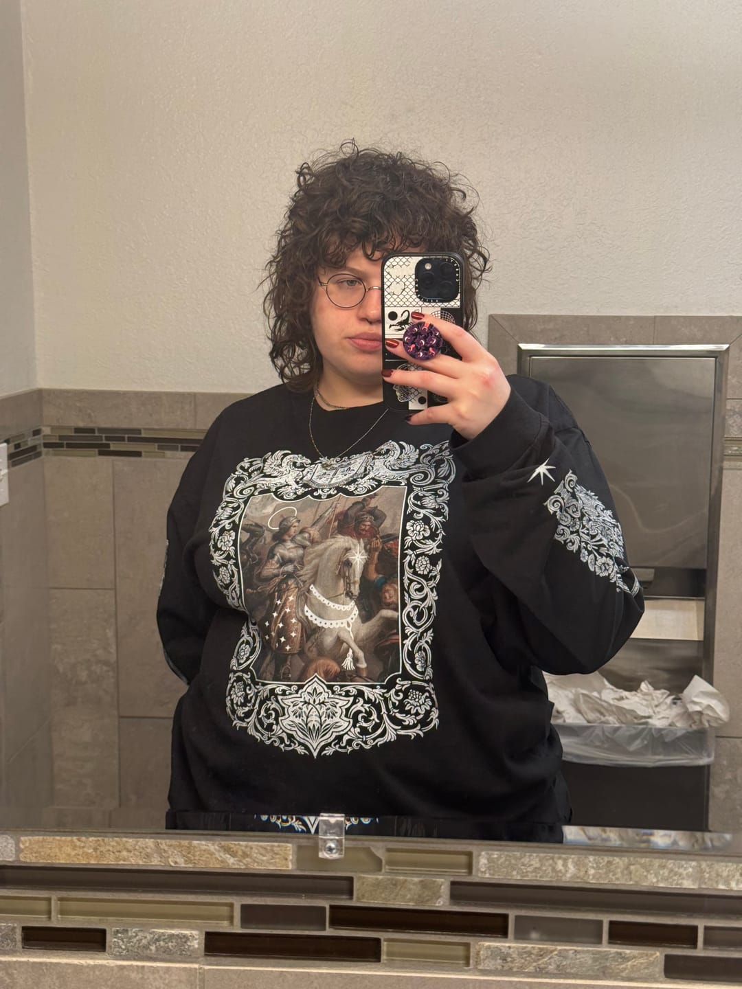 Customer photo review of Resistance Heavy Faded Long Sleeve Tee