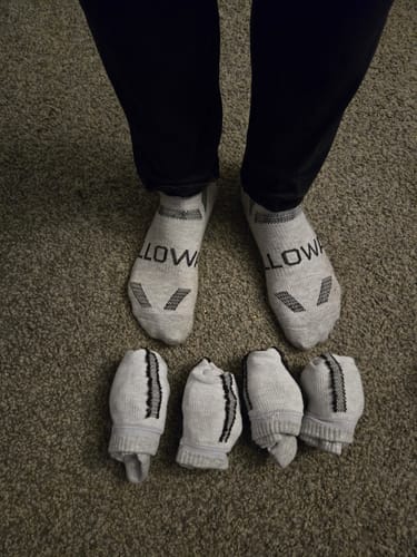 Customer photo review of Men's Alpaca Socks