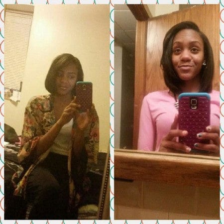Customer photo review of Healthy Hair Vitamins