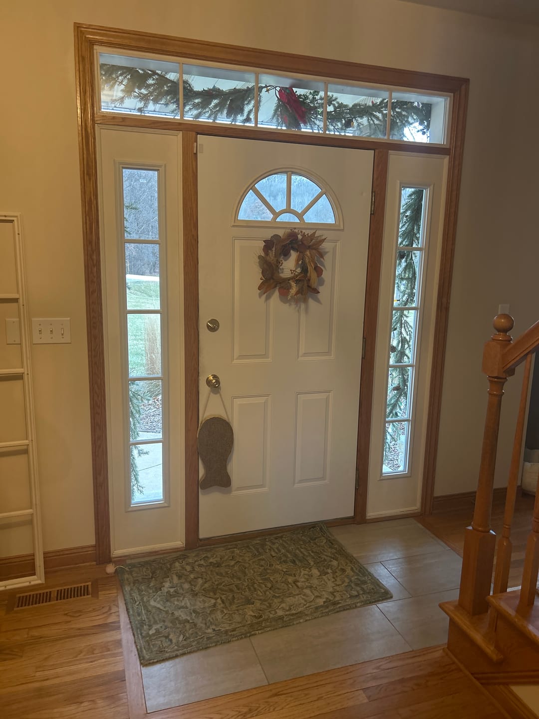 Customer photo review of Clear 5 Lite Glass and Frame Kit (Full Sidelite)