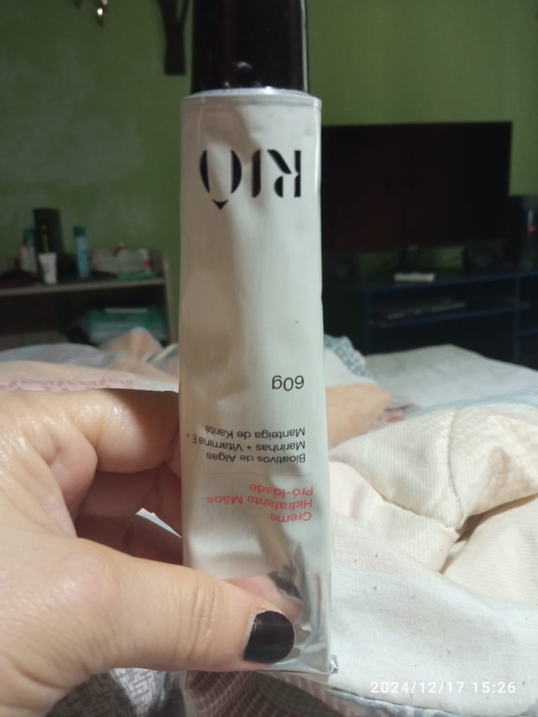 Customer photo review of Creme Hidratante Mãos Pró-Idade