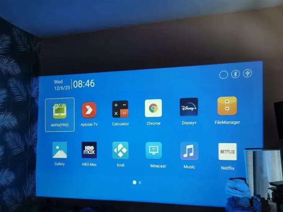 Customer photo review of Portable Mini Projector | 4K