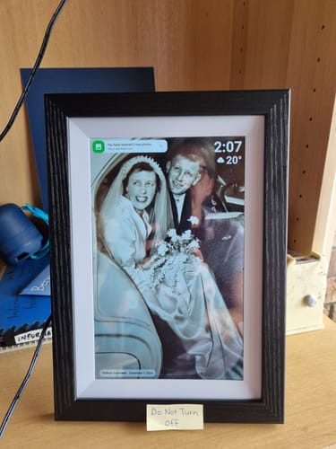 Customer photo review of Digital Photo Frame
