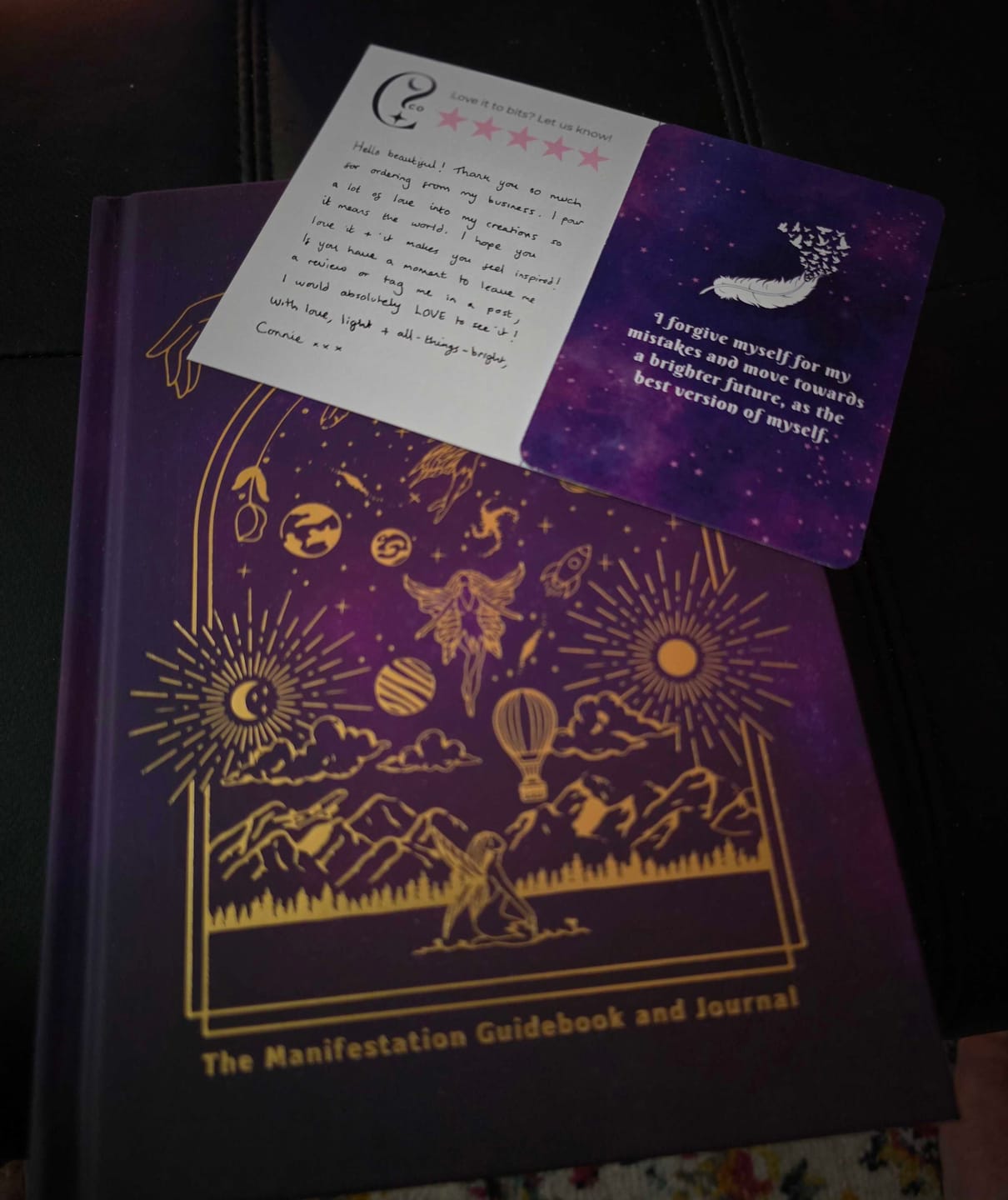 Customer photo review of Timeless Magic Manifestation Journal & Guidebook