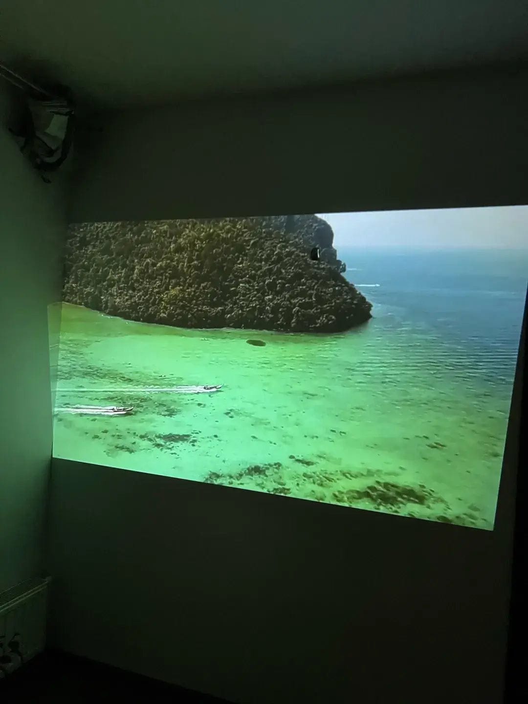 Customer photo review of Portable Mini Projector | 4K