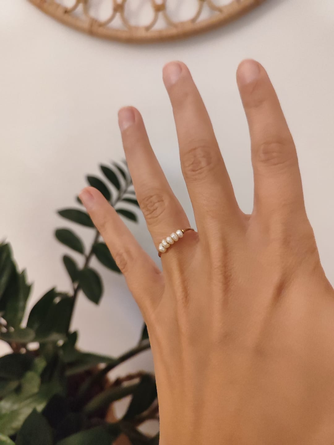 Customer photo review of Classic Freshwater Pearl Ring