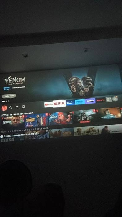 Customer photo review of Portable Mini Projector | 4K