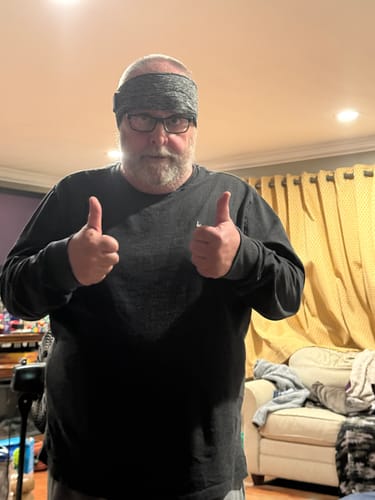 Customer photo review of CozyBand Wireless Headphones