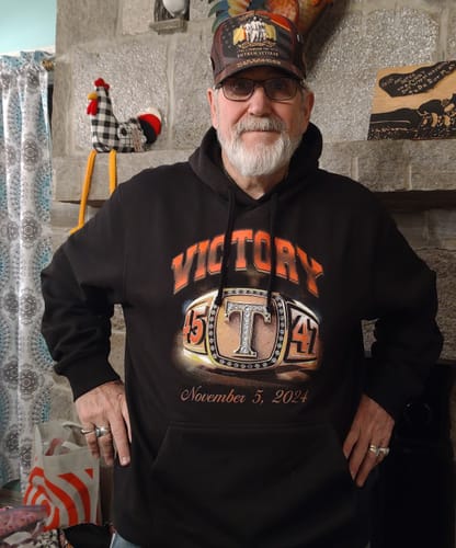 Customer photo review of Victory Ring Hoodie