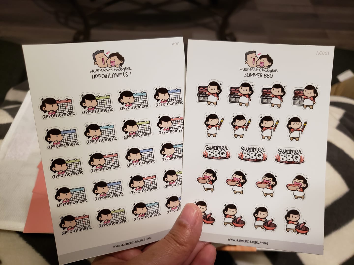 Customer photo review of Appointments 1 Planner Stickers