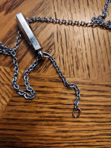 Customer photo review of Modern Urn Pendant