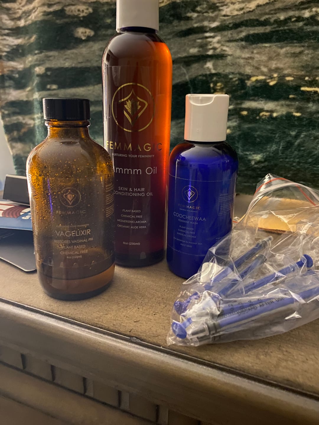 Customer photo review of Mmmm Oil