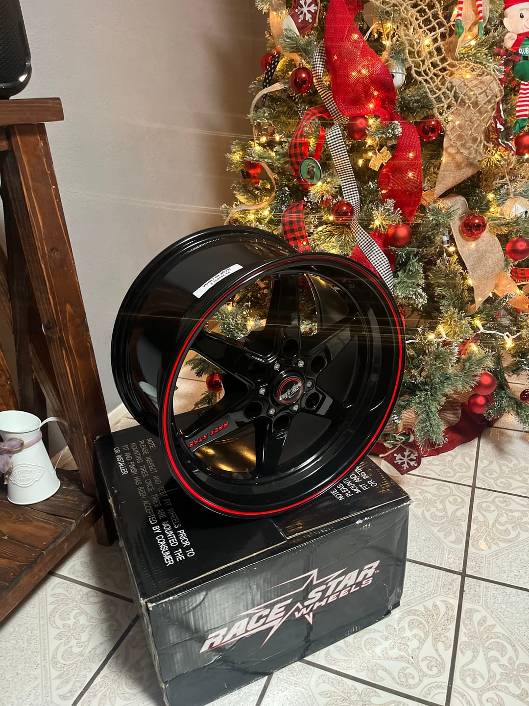 Customer photo review of Racestar 93 Truck Star GM Black - 6x5.5 - 99-14 Silverado/Sierra