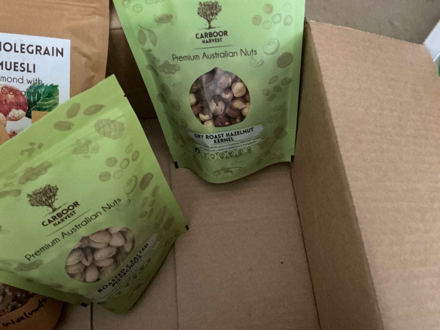 Customer photo review of Roast Flavoured Hazelnuts
