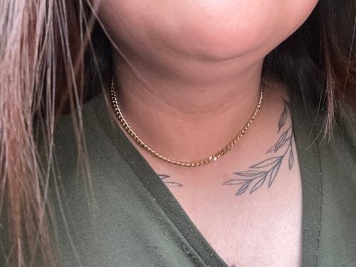 Customer photo review of CHOCKER DROP BAÑO DE ORO