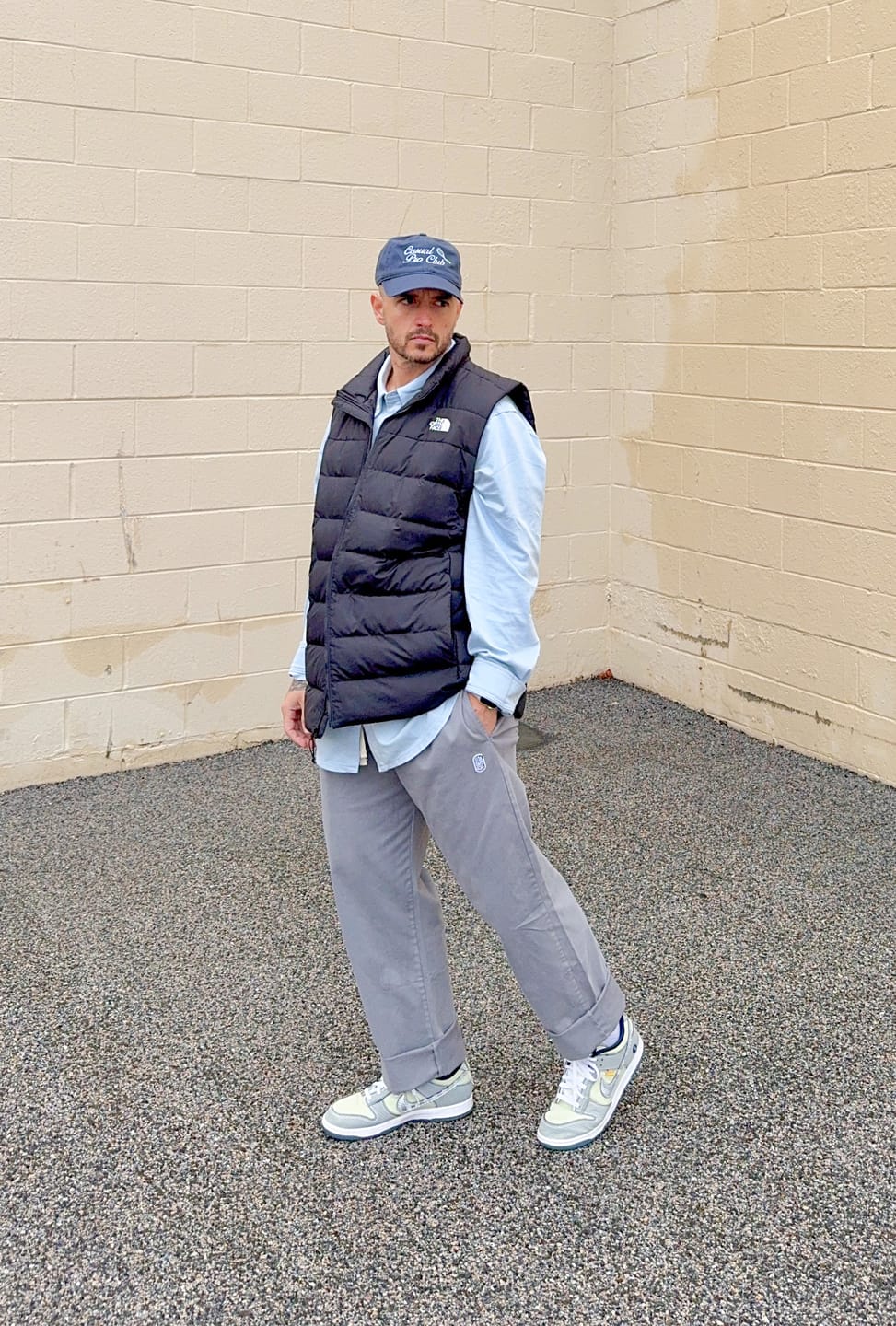Customer photo review of Standard Slacker Pant Ace Grey