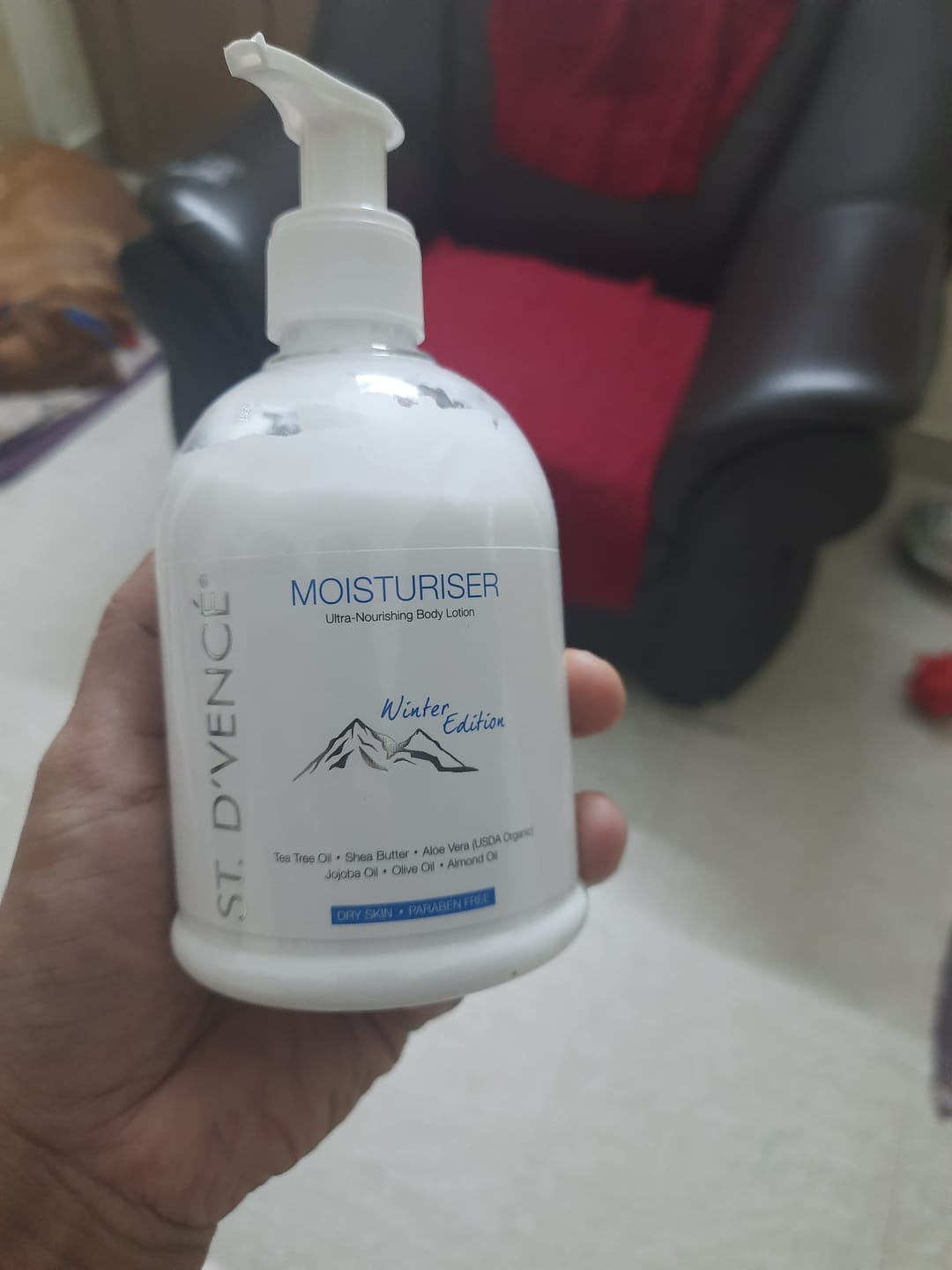 Customer photo review of Winter Body Lotion with Tea Tree & Shea Butter, 300 ml