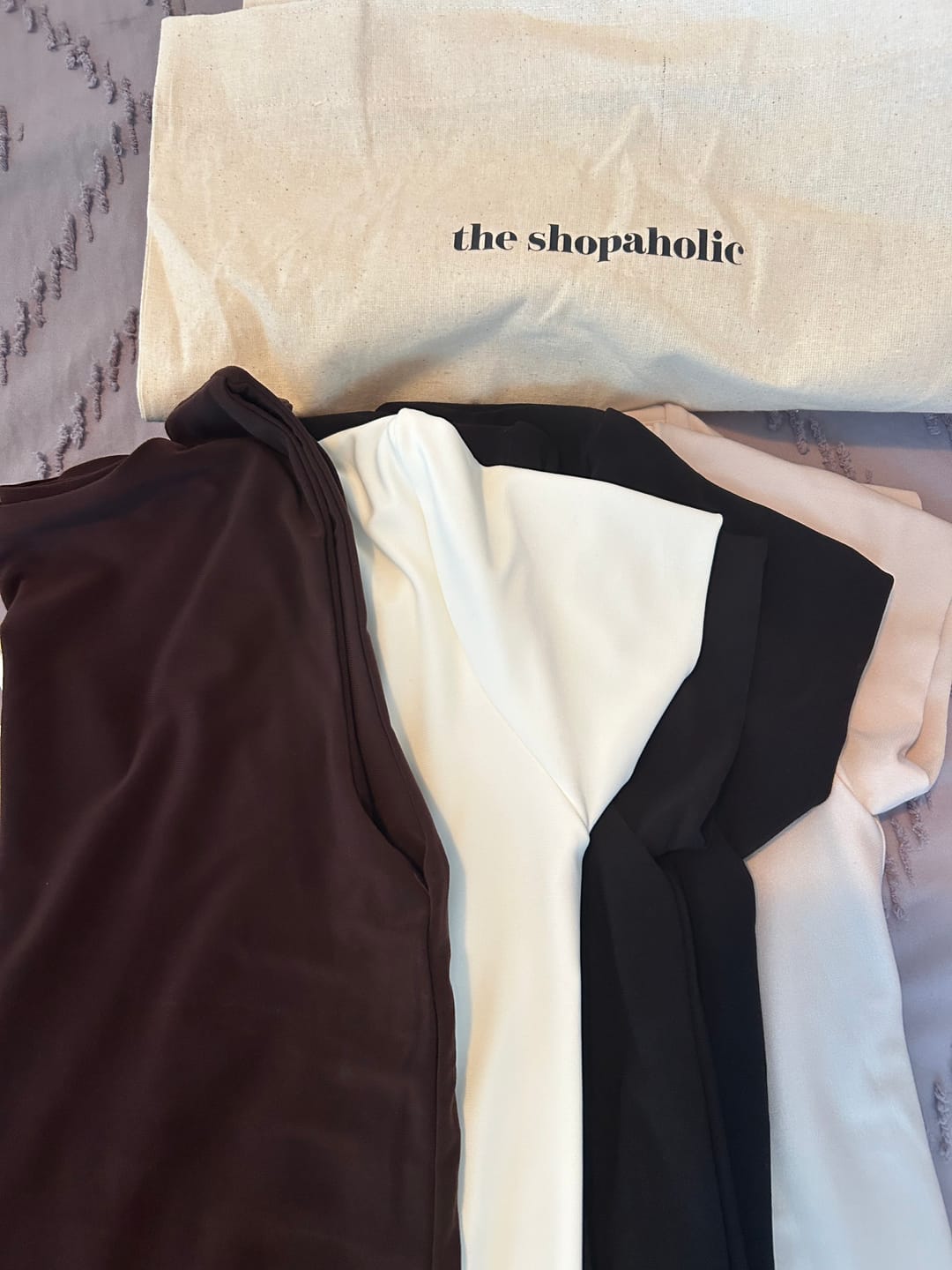 Customer photo review of Chocolate Brown Sleeveless Boat Neck Vest