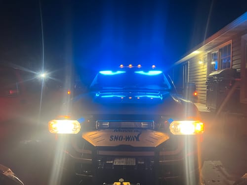 Customer photo review of LED Windshield Eyes For Car And Truck