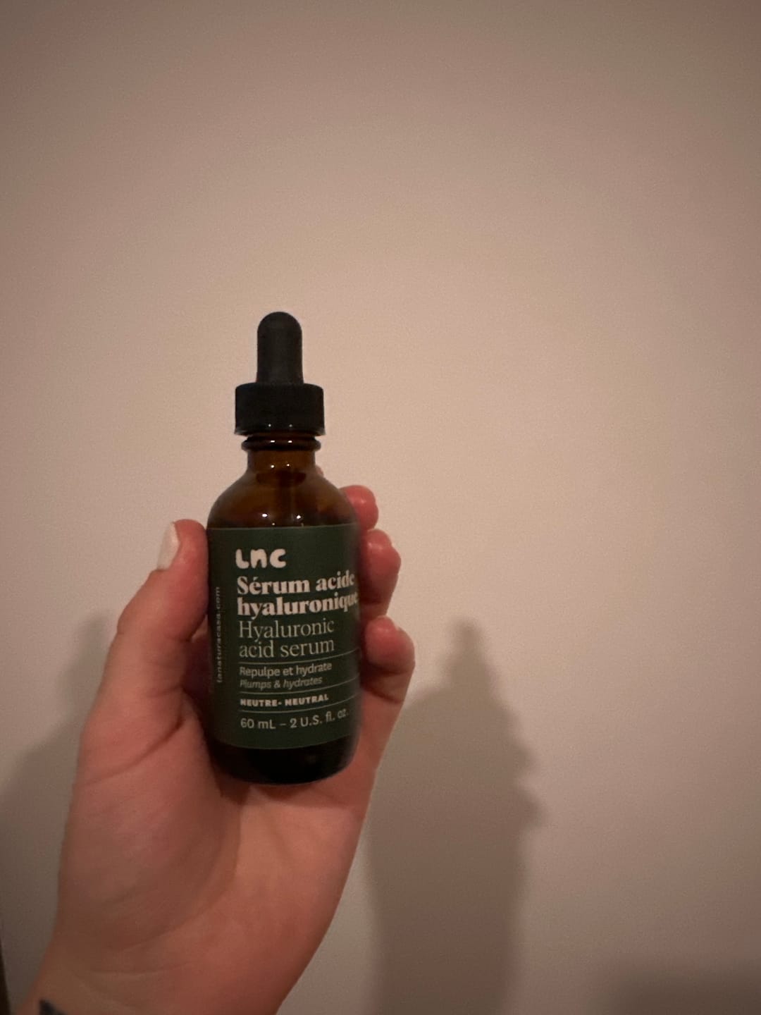 Customer photo review of Sérum Acide Hyaluronique