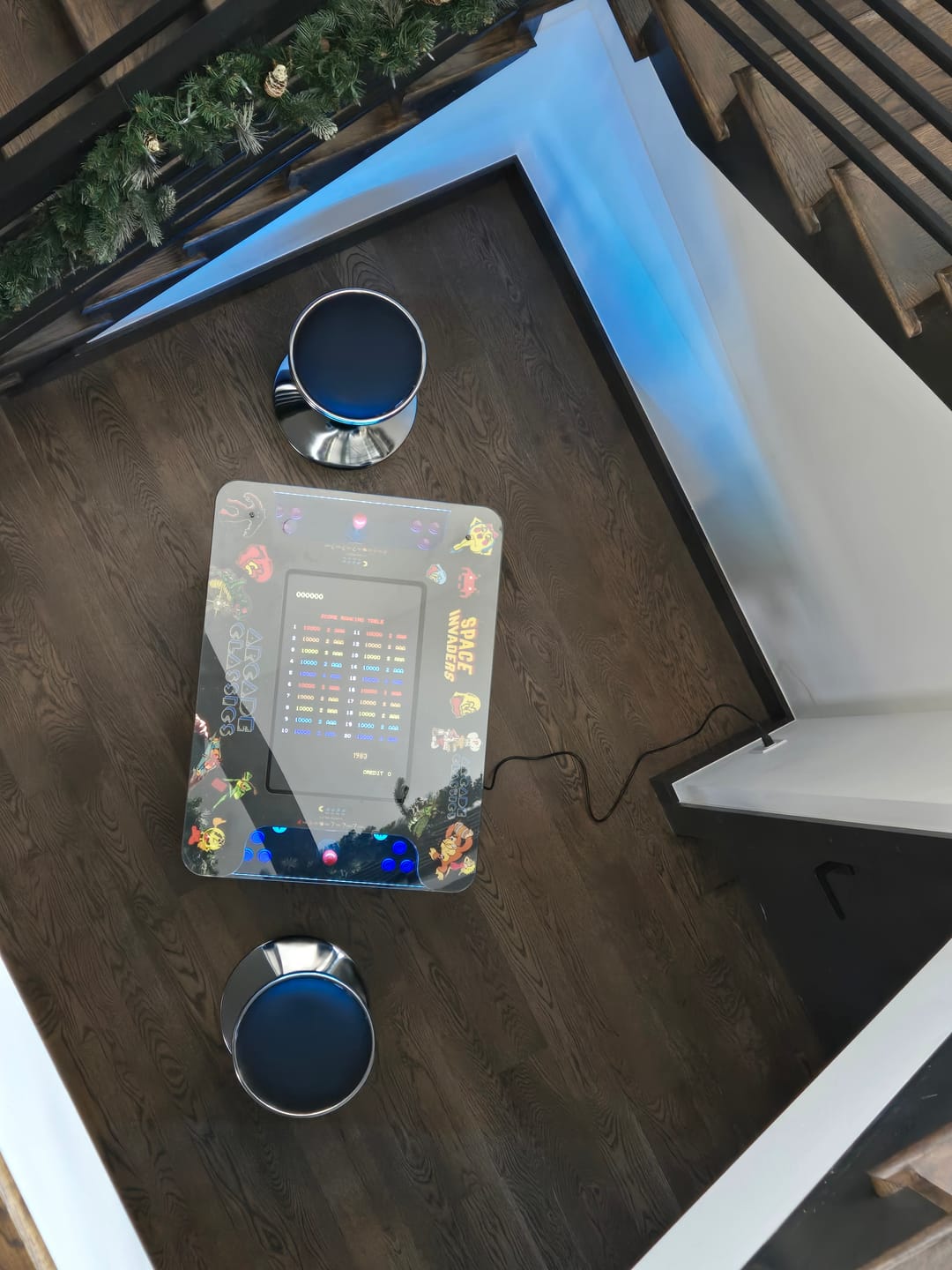Customer photo review of Commercial Grade 60 games in 1 Arcade Commercial Cocktail Table Machine Retro Multi-cade LED