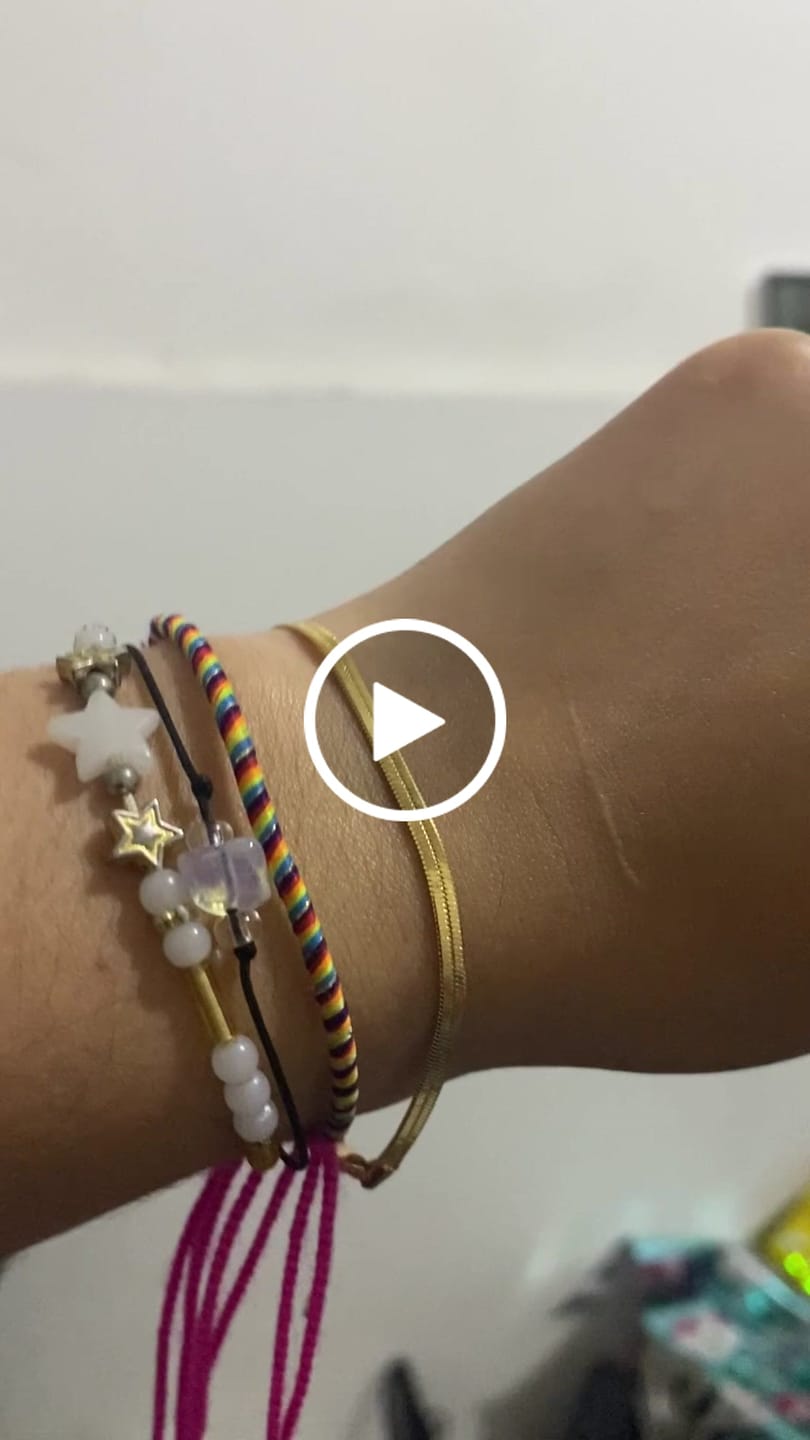 Customer video review of Pulseras Oasis en Oro laminado 18k Para Pareja