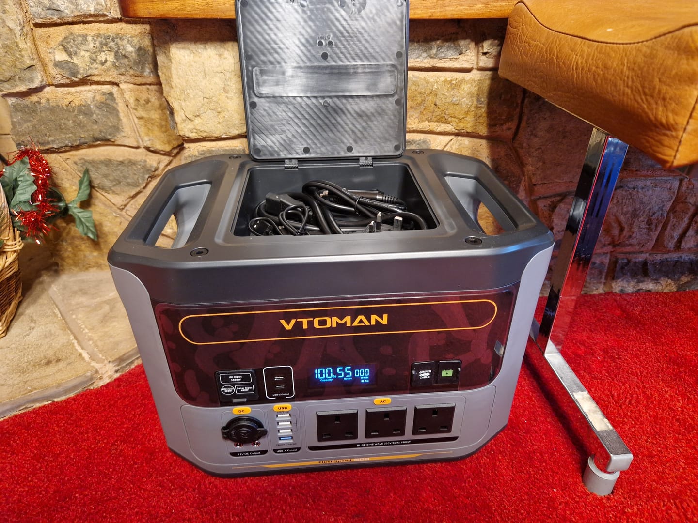 Customer photo review of VTOMAN FlashSpeed 1500 Portable Power Station