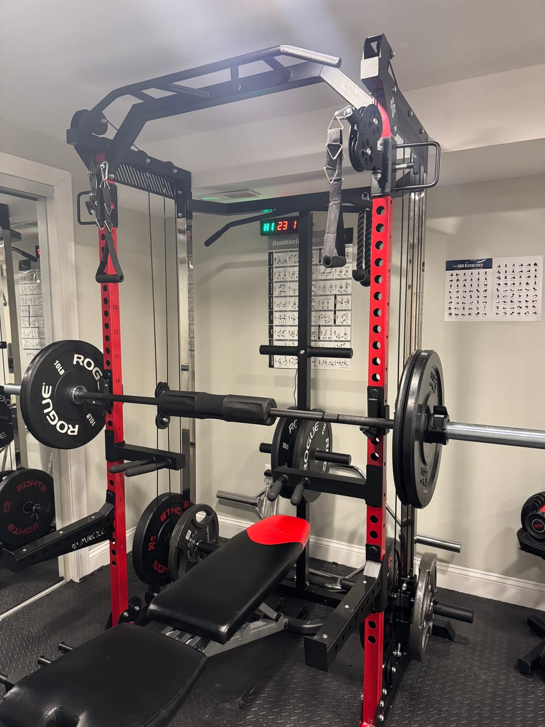 Customer photo review of HR05 Half Rack Functional Trainer