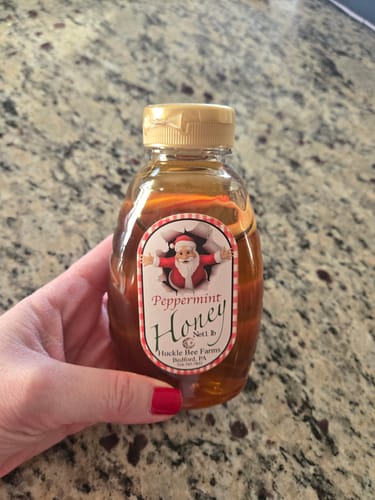 Customer photo review of Peppermint Honey ❄️