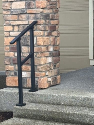 Customer photo review of Stair Handrail Kit