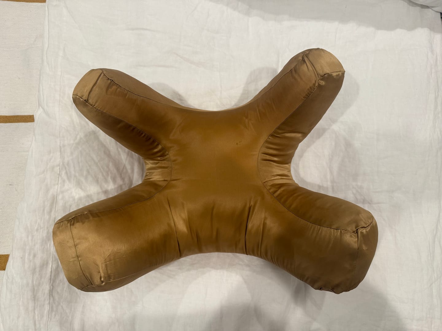 Customer photo review of Flawless Face Pillow Cloud + FREE Silk Pillowcase