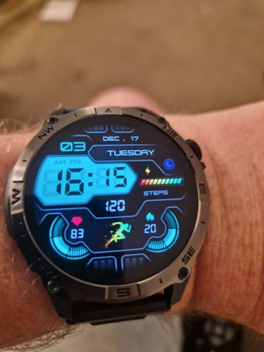 Customer photo review of ZE™ Force Smartwatch – Power Your Day, Track Your Way