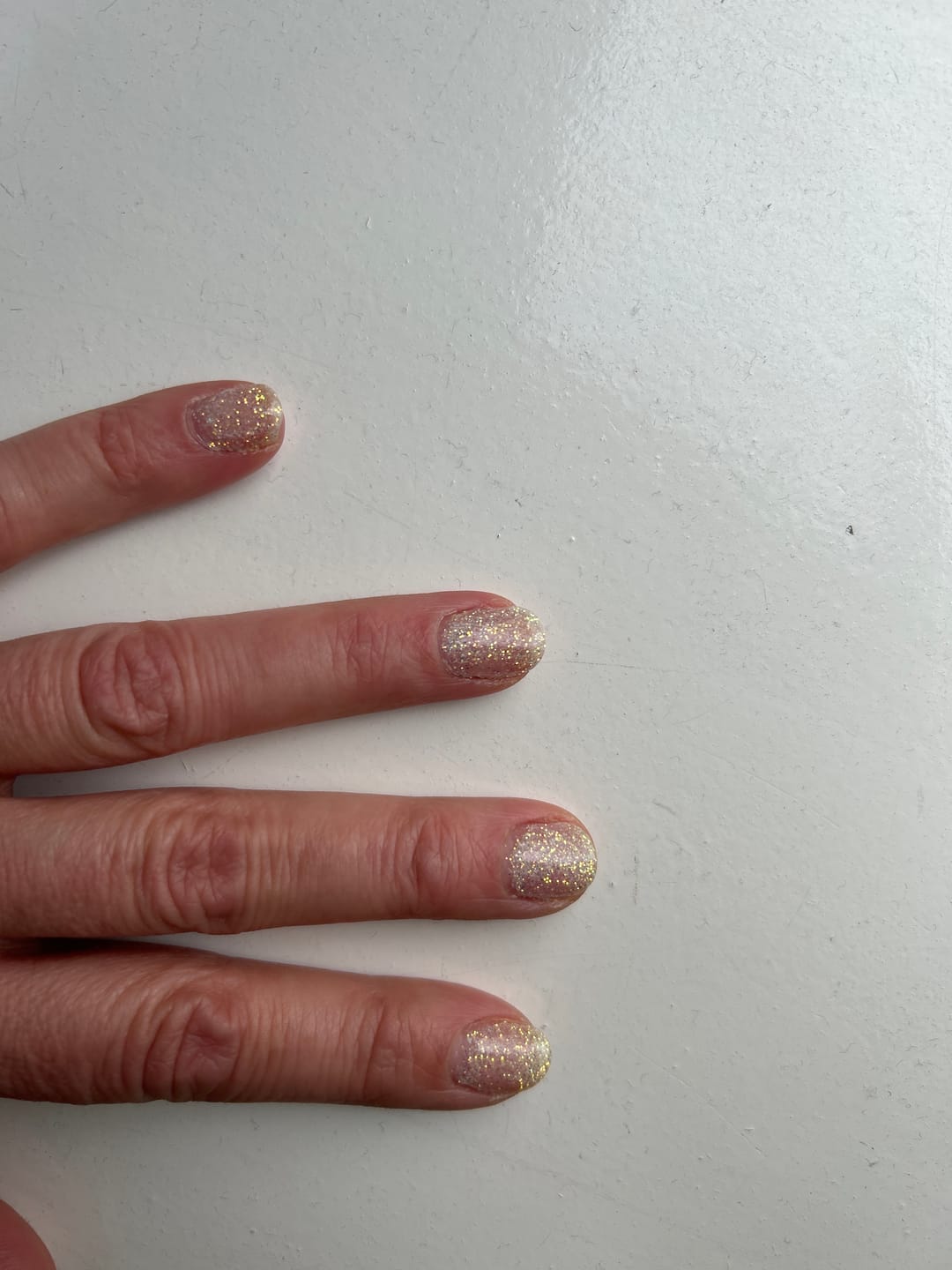 Customer photo review of Diamond White Dipping Powder