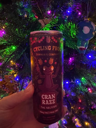 Customer photo review of Cran Razz THC Seltzer, 6pk