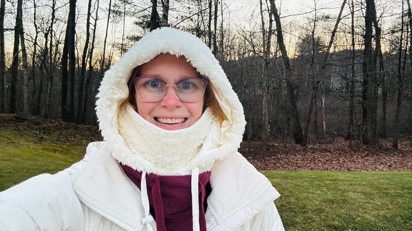 Customer photo review of Satin-Lined Hood