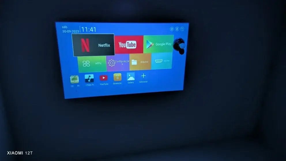 Customer photo review of Portable Mini Projector | 4K