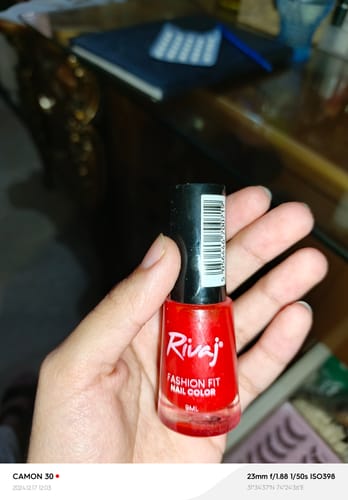 Customer photo review of Rivaj Fashion Fit Nail Color