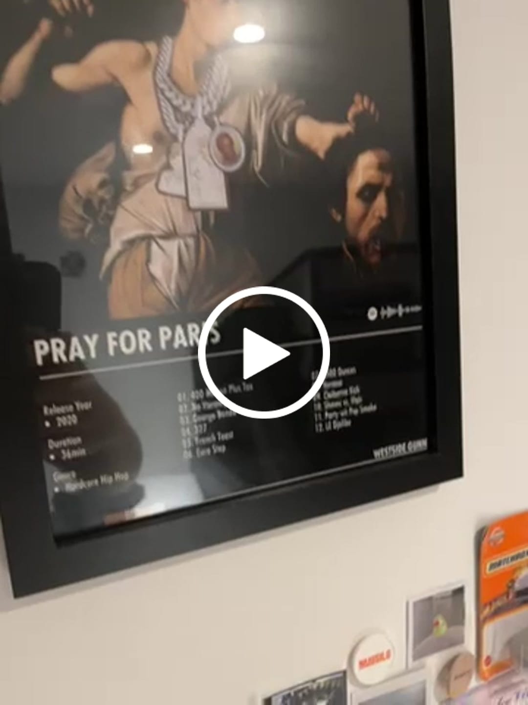 Customer video review of Custom Album Cover Poster | Design 1