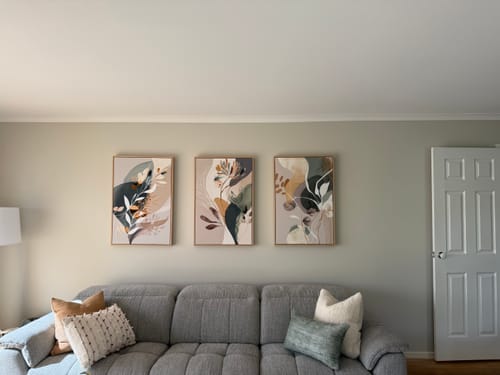 Customer photo review of Leaves of Grace, Art Trio, by Bella Eve