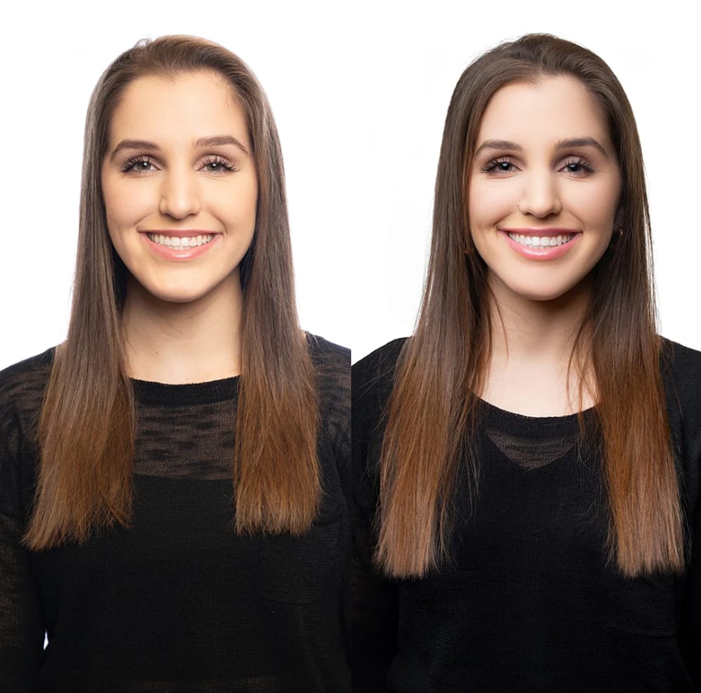 Customer photo review of Healthy Hair Vitamins