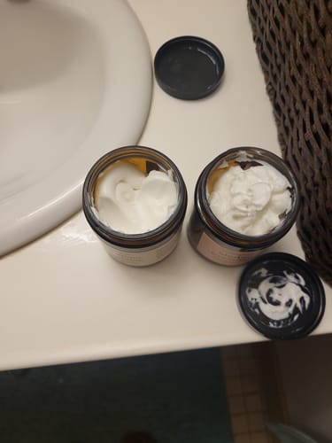 Customer photo review of Watermint Clementine Whipped Body Cream Refill