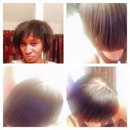 Customer photo review of Healthy Hair Vitamins