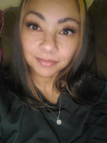 Customer photo review of Gold + Silver + Rose + Faux Speckles Makeup Patches