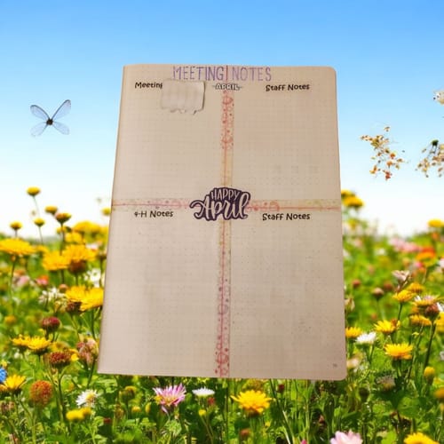 Customer photo review of Rainbow Unicorns Theme Hobonichi Cousin Monthly Kit (Set of 2)
