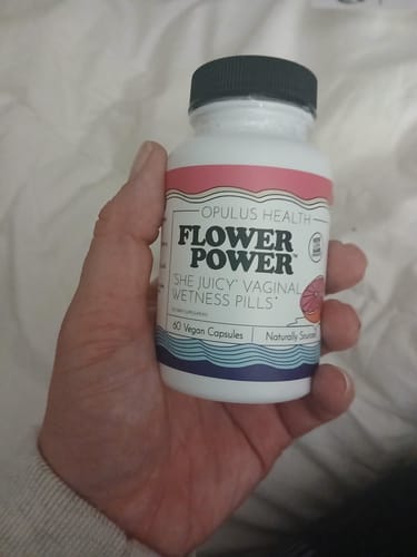Customer photo review of Flower Power® 'She Juicy' Vaginal Moisture Supplement (60ct/ea)