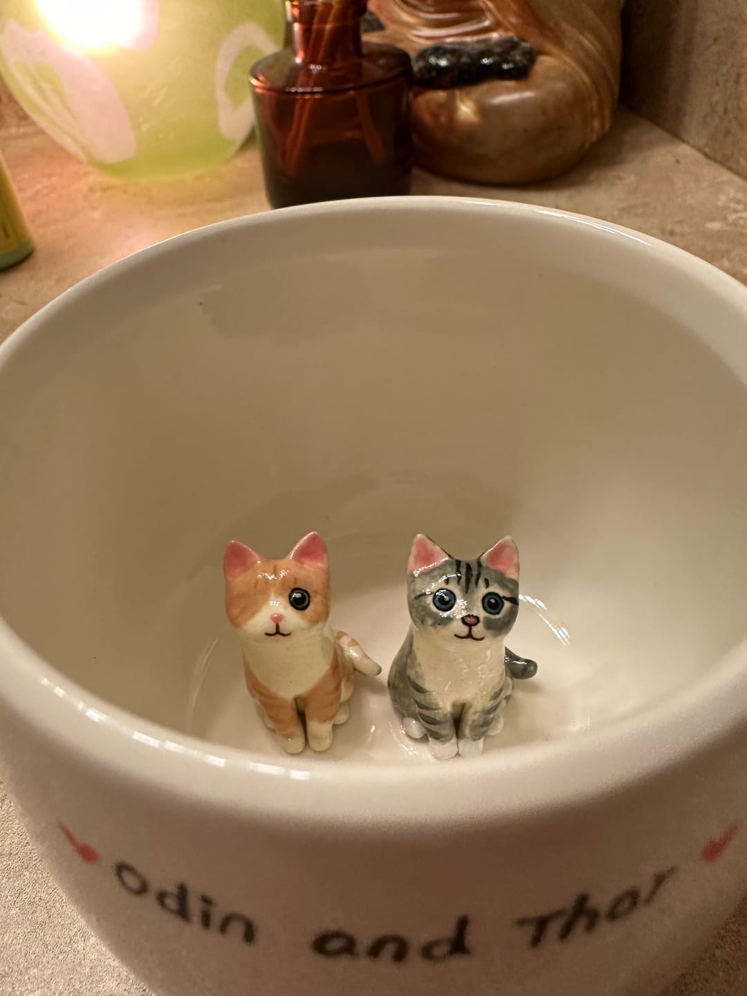 Customer photo review of Handmade Custom Pet's Figure Ceramic Chubby Style Mug